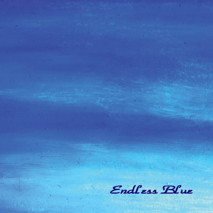 A field of blue pastels